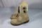 US WW2 White Wool Fur Felt Cold Weather Boots.  Rare.