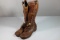 US WW2 Cavalry Or Tanker Boots. Sze 11A Heavily Worn Fragile.