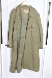 WW2 German Army Overcoat. Heavily Worn. Possibly POW Worn. Great Look