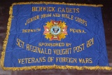 1930's Berwick PA Drum And Flag Corps Cadets. VFW Banner.