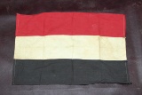 Small WW1/Early WW2 Period Tri Color Flag/Banner.  22