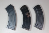 Lot of 3 Steel Ak-47 Magazines.