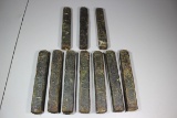 Lot of 10 WW2 British Sten Gun Magazines.  Wrapped.