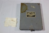 Rare Top Secret WW2 US Navy YG-1 Radio Disc  Case With Original Disc