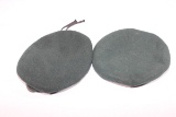 Lot of 2 US Post Vietnam War Canadian Made Green Beret's.  Both Nice.