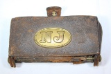 US Civil War New jersey McKeever Cartridge Box.