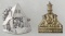 2 pcs. Interwar Bund der Saarvereine Souvenir Pins