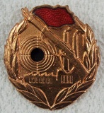 DDR East German Shooting Badge of the Kampfgruppen der Arbeiterklasse-Bronze