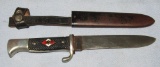 Hitler Youth Knife With Scabbard