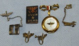 WW2 U.S. Army Air Forces Homefront Sweetheart Jewelry-Locket, Earrings, Etc.