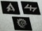 3pcs- Waffen SS Foreign Volunteer Collar Tabs