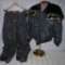 2pcs-Late 1940's/Early 1950's U.S. Air Force Type N-2A Flight Jacket/Type A-11C Pants-Rare Maker