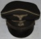 Rare Allgemeine SS Visor Cap For Enlisted-Textbook Example!