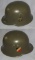 WW2 Double Decal Heer Aluminum Parade Helmet