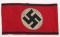 Pre/Early WW2 Wool SS Armband With Cloth RZM Tag