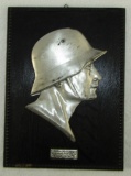 Original Pre WW2 Period German Soldier Plaque Given To A Leader By His Men
