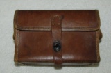 WW1 German? Medic's Leather Pouch With Vintage Medicine Bottles