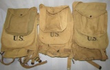 3pcs-WW1 Period M11910 U.S. Soldier Back Packs