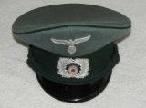 WW2 German Customs NCO Visor Cap-Robert Lubstein/EREL