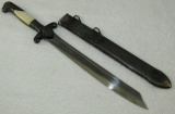 RAD Leader Dagger With Scabbard-Scarce Maker Of Paul Seilheimer