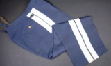 Luftwaffe Generals White Striped Straight Leg Uniform Trousers-Named