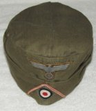 Heer Panzer Tropical Overseas Cap-Maker Stamped Hans Brandt