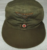 Tropical/Afrika Korps M41 Pattern Cap-Textbook Period Example