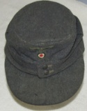 1944 Dated Luftwaffe M43 Cap With Heer Insignia-Late War Volksturm Worn?