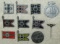 11pcs-Misc WW2 German Homefront/Rally Badges-Female Factory Worker Stickpin