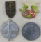 4pcs Misc. WWII SA Rally Badges