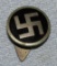Rare WW2 Period Flemish NSDAP Supporter Lapel Button