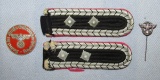 4pcs-WW2 German Fire Police Sew In Shoulder Boards-Bicycle Tag-Police Insignia Stickpin