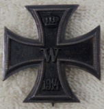 WW1 Iron Cross 1st Class-Maker Mark On The Pin