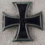 WW1 Iron Cross 1st Class 3pc Construction-Magnetic Center-