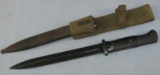 WW2 German K98 Bayonet With Scabbard-Tropical Frog-Non Matching #ers