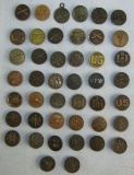 44pcs-Misc WW1 U.S. Enlisted Collar Discs