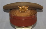 Scarce WWII English Tailor Made U.S. Army/Army Air Corps Officer's Visor Cap