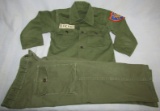 Korean War Era Child's U.S. Army Fatigue Shirt/Pants