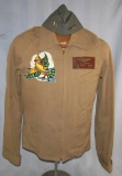 WW2 Period USN Lt. Comdr. Named Jacket With Rare Squadron Patch-VF37
