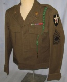 WWII 2nd Infantry Division Ike Jacket -Engineer Master Sgt.