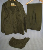 3pcs-M43 Field Jacket, Hood & M43 Combat Pants (Rare Size 32 X 34)