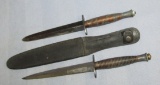 2pcs-3rd Pattern Fairburn Sykes Style Fighting Knives