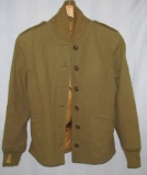 Scarce WW2 U.S. Army Women's OD Wool Jacket With Knit Collar/Cuffs-Named