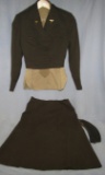 Rare WW2 U.S. Army Nurse Officer's Uniform-Ike Jacket/Shirt/Tie/Skirt/Cap