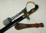Pre/Early WW2 Period German NCO Sword By Alcoso With Portapee/Leather Hanger