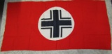 Scarce WWII German Vehicle Identification Pennant/Flag