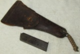 2pcs-1918 Dated M1911 .45 Pistol Holster/.45 Clip