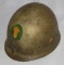 WW2 Firestone M1 Helmet Liner W/Period Hand Painted 87th Inf. Division Insignia-Named