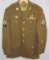 Early WW2 Period  Airborne Command Class A Jacket For EM-Sterling Pin Back Jump Wings