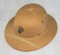 WWII Period USMC Pith Helmet For Enlisted-1942 Dated-Named